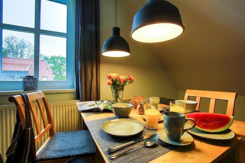 Ferienwohnung Haus am Schilf Wieck Exterior foto