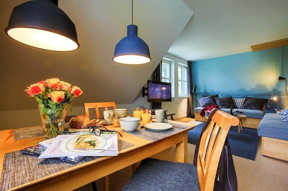 Ferienwohnung Haus am Schilf Wieck Exterior foto